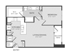 1BR 1BA (755 SF)